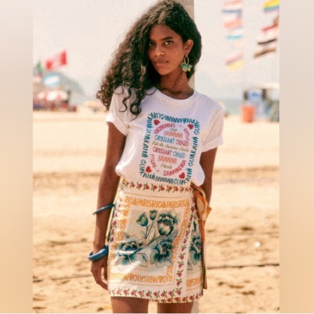 Sezane Lola Skirt x Farm Rio Collab